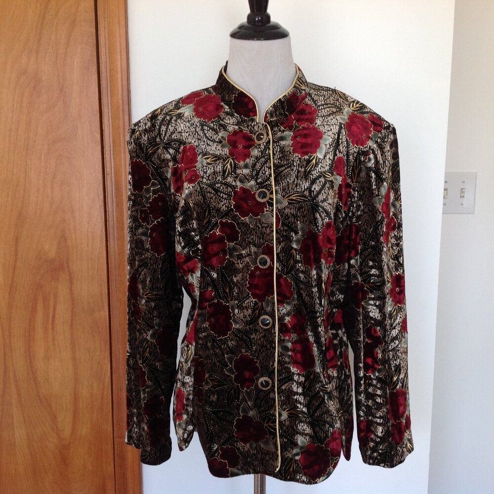 Vintage Evening Jacket Velvet 14